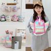 Adorable Spring Children's Mini Backpack With Cute Bow Design Lightweight Pu Bag For Kids