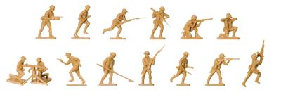 AIRFIX Солдат Британской 8-й армии времен Второй мировой войны, пластиковая модель 1/76 X-0709V
