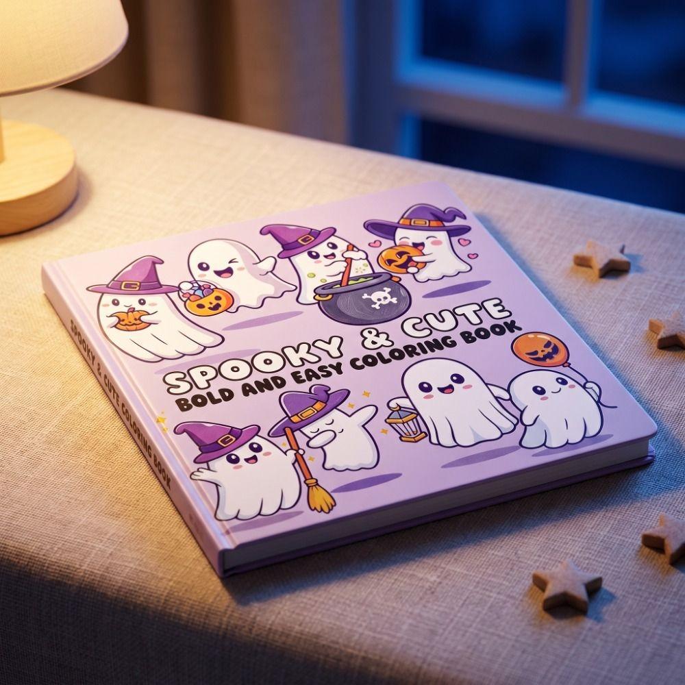 Enlightenment Graffiti Copy Sketch Book Spooky & Cute Bold and Easy Coloring Book Zero Foundation