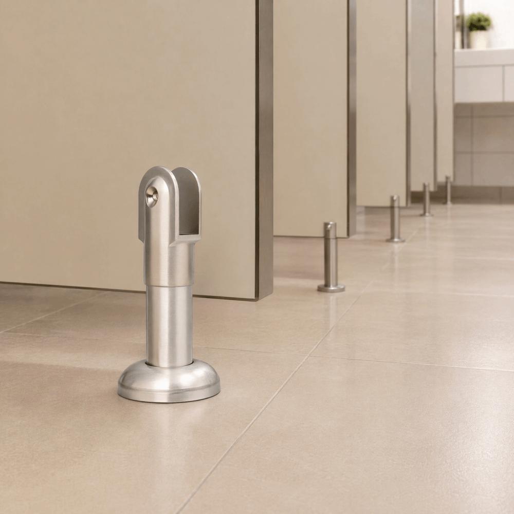 Adjustable Support Foot Stainless Steel Partition Bracket Secure Partition Hardware Bathroom