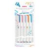 Zebra Mildliner Mix Line Маркер B Водные Ручки, Набор из 5 Цветов, (WKS23-5C-B)