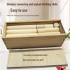 Inspirational Wooden Brain Teaser Set: 21 Sticks for Logical Training and Intellectual Development