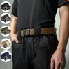 Мужской эластичный пояс с автоматической пряжкой из парусины и модный ремень для брюк