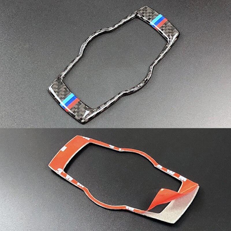 Карбоновый волокнистый автомобильный переключатель фар рамка отделка крышки наклейки высококачественный интерьер для BMW E90 E92 E93 3 серии автомобильные аксессуары