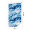 Azure, blue and light gray ink wallpaper 50x1000