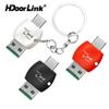 HdoorLink 2 в 1 USB C TF-кардридер Универсальный Type-C OTG высокоскоростной мини-адаптер USB 2.0 для ноутбука, ПК, мобильного телефона