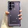Роскошный гальванический HD прозрачный чехол для Samsung Galaxy S24 S23 S22 Ultra Plus Противоударный бронированный мягкий бампер Жесткая задняя крышка Capa