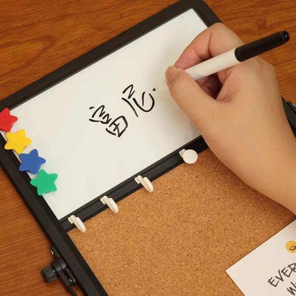 Hanging/Free Standing Notice Pin Board Set Magnetic Soft Cork Whiteboard  Photo Display