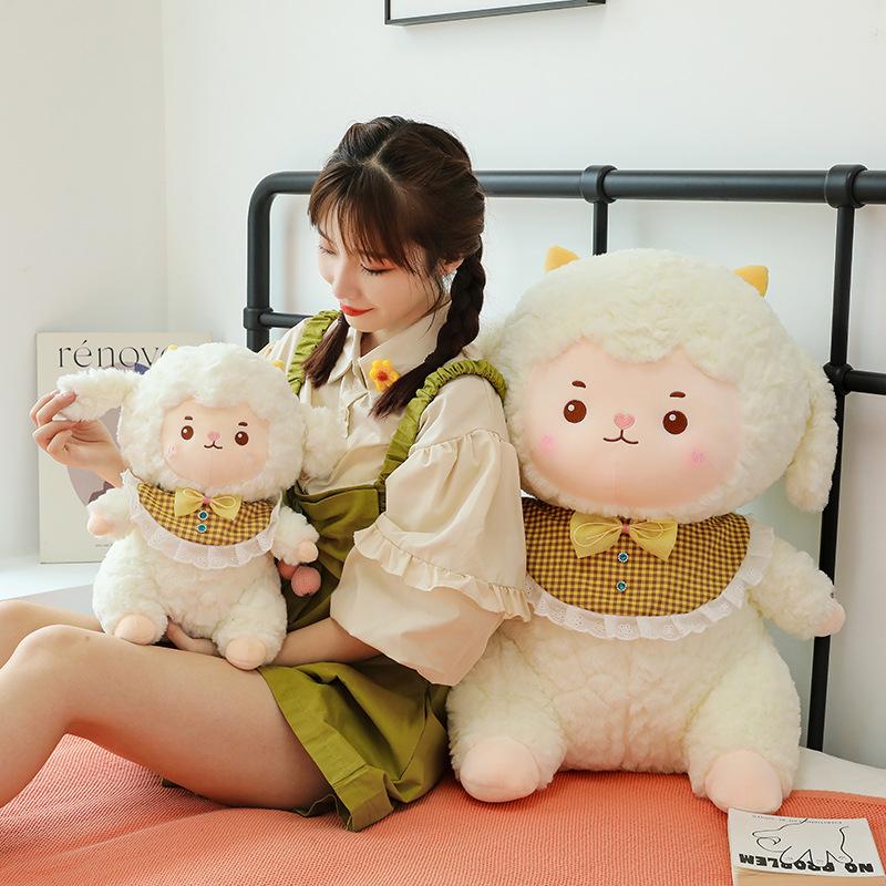 Cute Clouds Sheep Doll Plush Toy Girl Bed Sleeping Doll Night Market Stall Doll