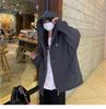 Korean Oversize Hooded Sweatshirt: Long-Sleeved, Loose Fit for Women - Perfect for Spring, Autumn, and Winter. Trendy Japanese Student Style.