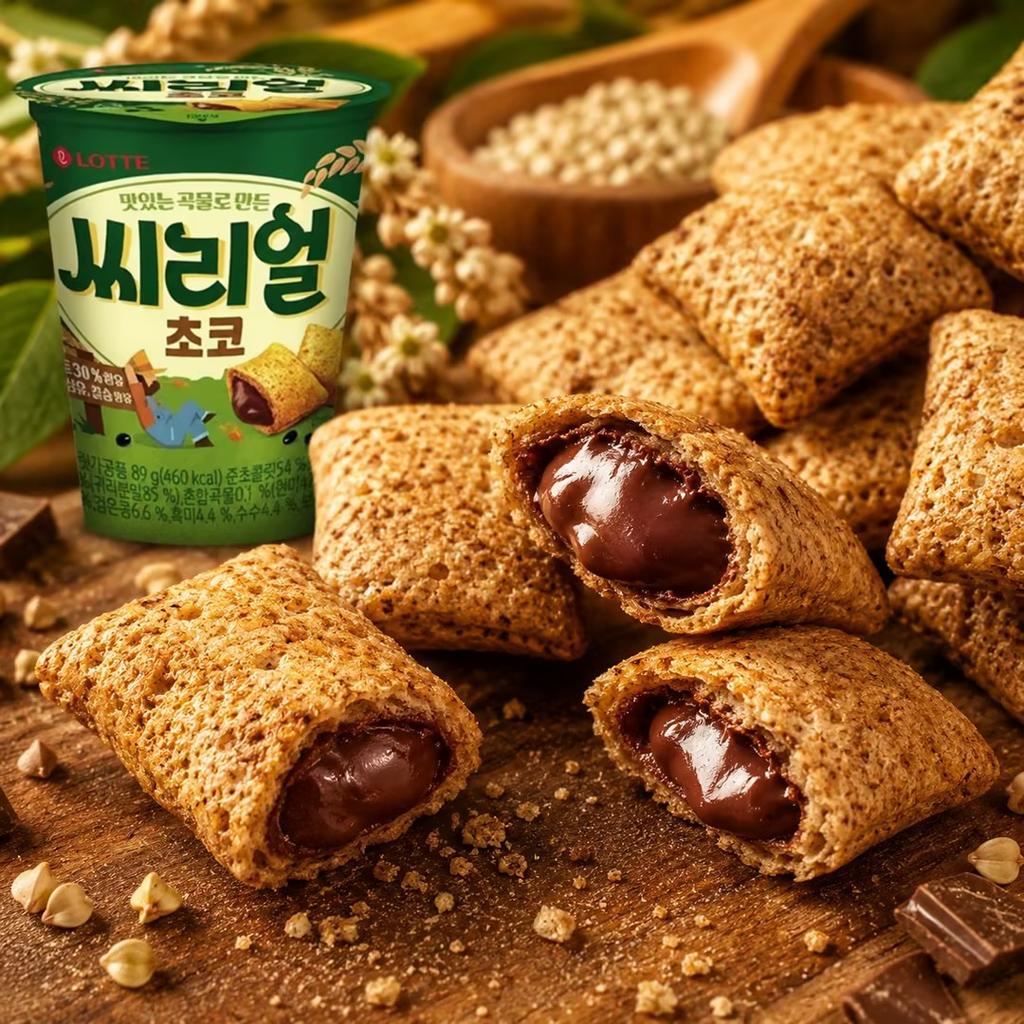 Печенье Lotte с гречневой мукой, покрытое шоколадом, 89 г