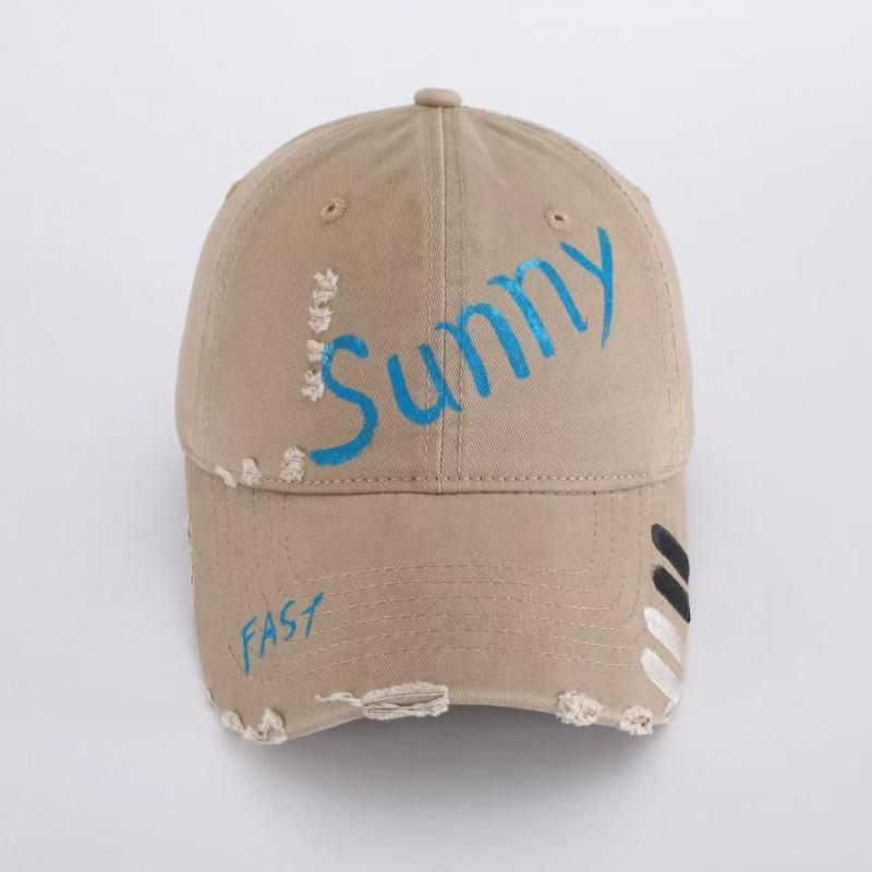 Fashion Hat new alphabet sunny personality versatile baseball cap casual dopamine trend ins spring cap