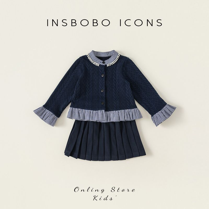 Модная детская одежда Insbobo для девочек на весну и осень