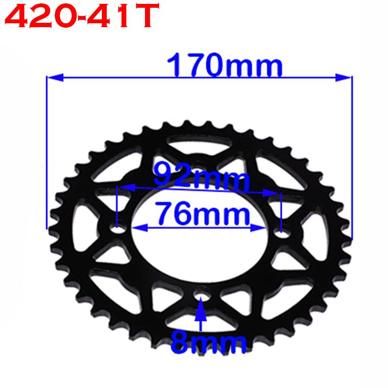 420 35T/60T 76MM Sprocket for 50CC 70CC 90CC 110CC 125CC 140CC 160CC Pit Dirt Bike ATV Quad Motorcycle Buggy Go Kart Parts