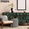 10pcs Mandala Pattern Tile Stickers Peel and Stick Backsplash Self Adhesive Removable Wall Paper Waterproof Easy DIY Installation Walls Stickers