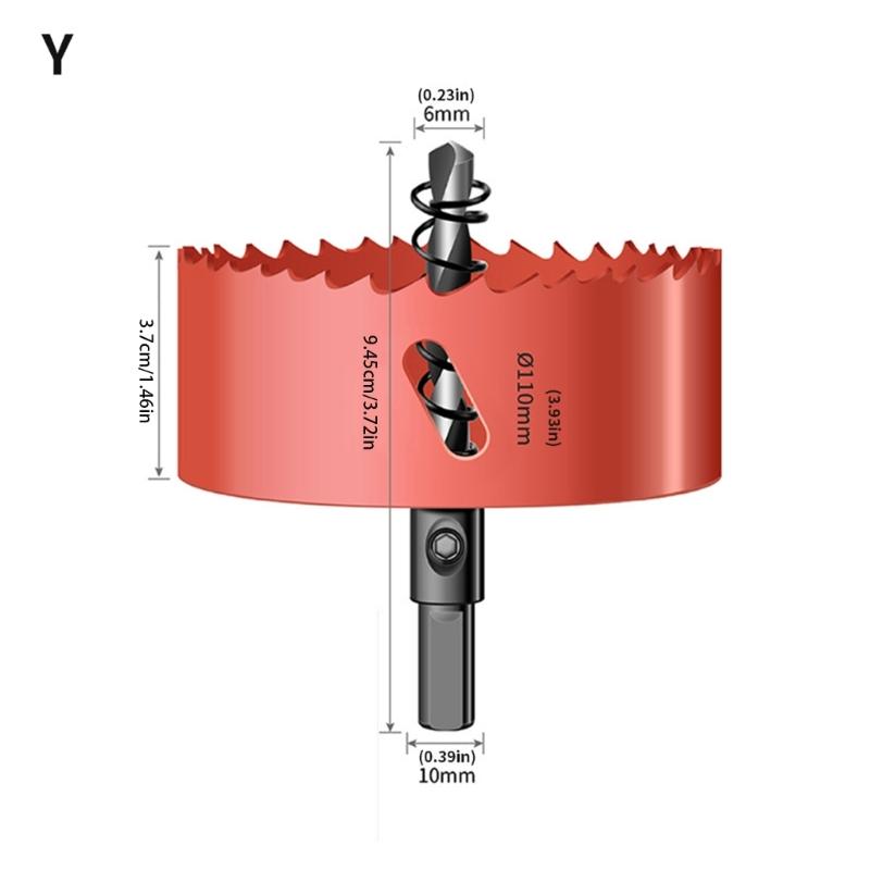 M42 Кольцевая пила Сверло Резак для металла железа пластика дерева ПВХ доски гипсокартона деревообрабатывающий инструмент для сверления отверстий столярный инструмент