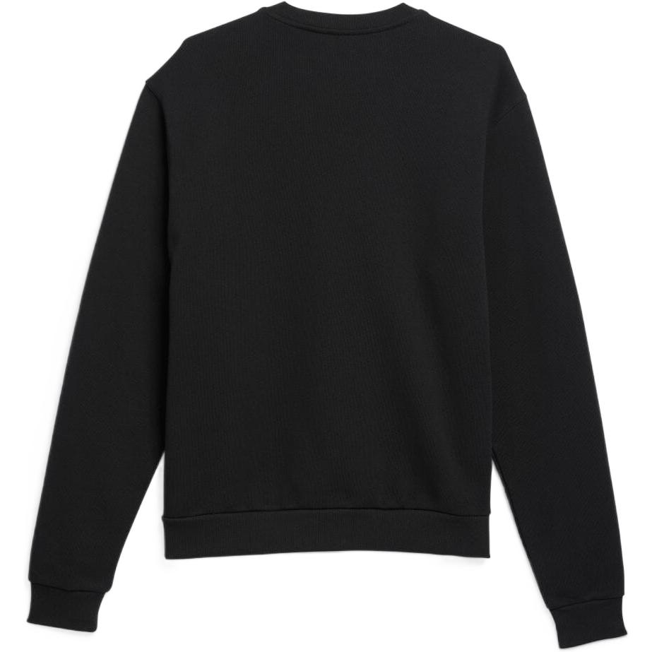 Adidas Оригинальный свитшот с круглым вырезом и вышитым логотипом в виде трилистника, топы унисекс, черный HK9868