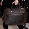 Mad Horse Leather Briefcase Men's Genuine Leather Business Bag Computer Bag Men's Bag Large Capacity Men's Handbag