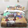Комплект постельного белья DR S-Slump Arale с 3D-мультяшным принтом, простыня King Twin, двуспальная кровать, детский комплект постельного белья из микрофибры или полиэстера, пододеяльники