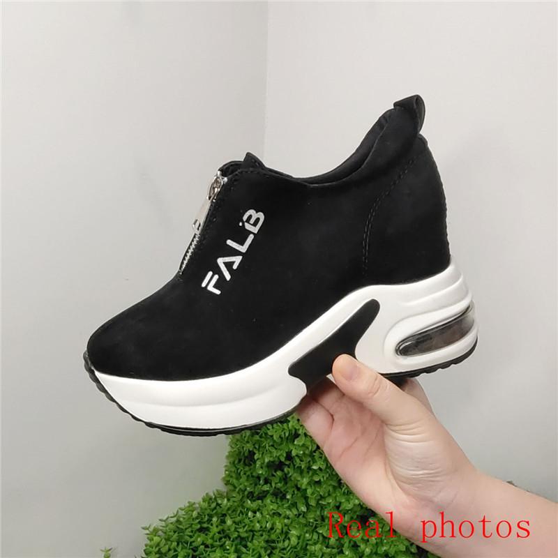 Женские кроссовки на платформе Женская обувь Повседневная женская обувь на танкетке Баскетбольные туфли Теннисные женские толстые женские осенние кроссовки
