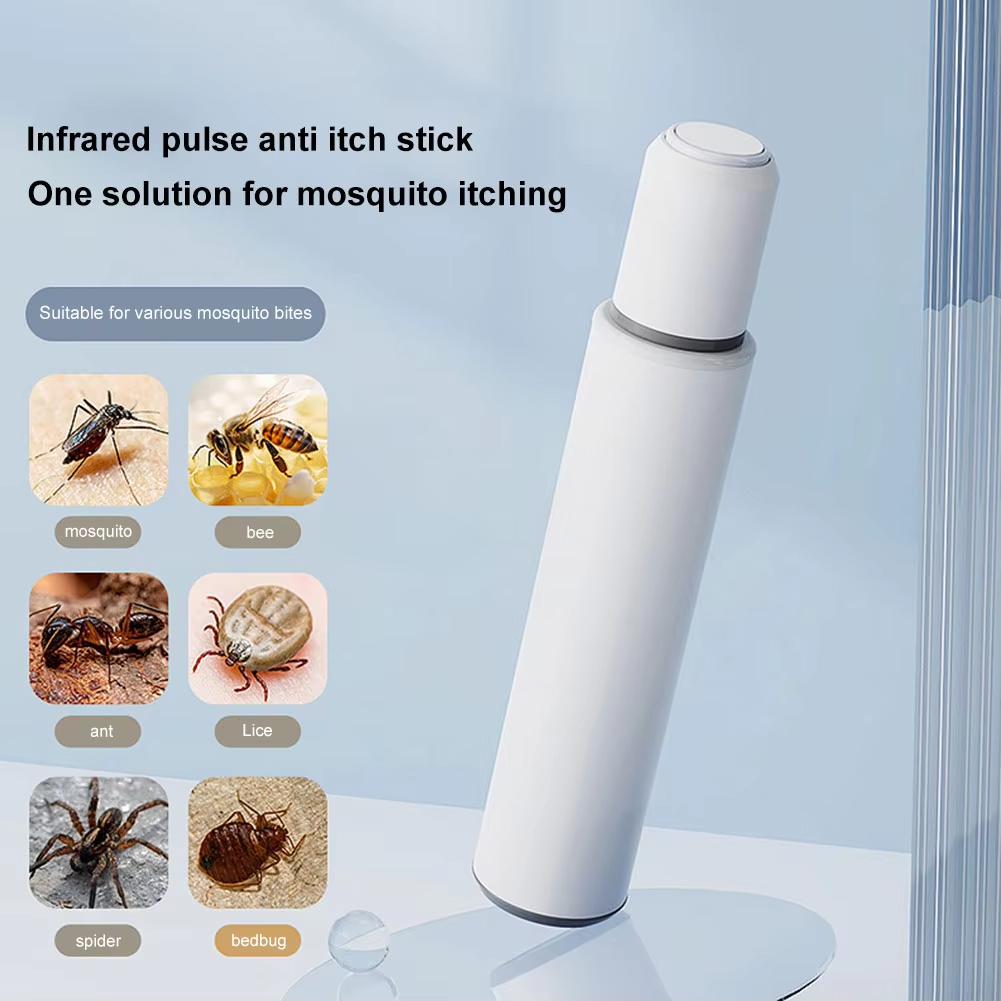 Portable Electric Natural Anti-Itch Pen Mosquito Insect Bite Itching Relief Healer for Camping Travel Outdoor