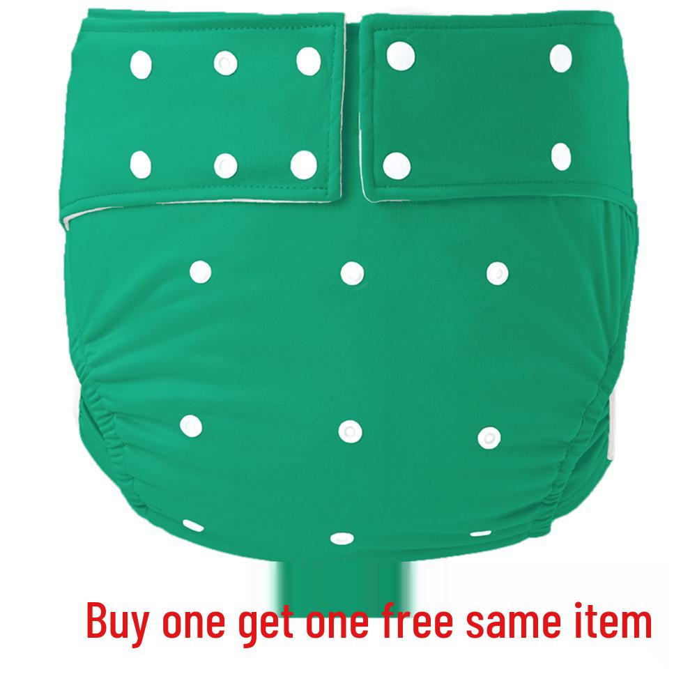 Adjustable Waterproof Adult Diaper Pants - Washable, Leak-Proof, Side Leak Protection for Elderly Care