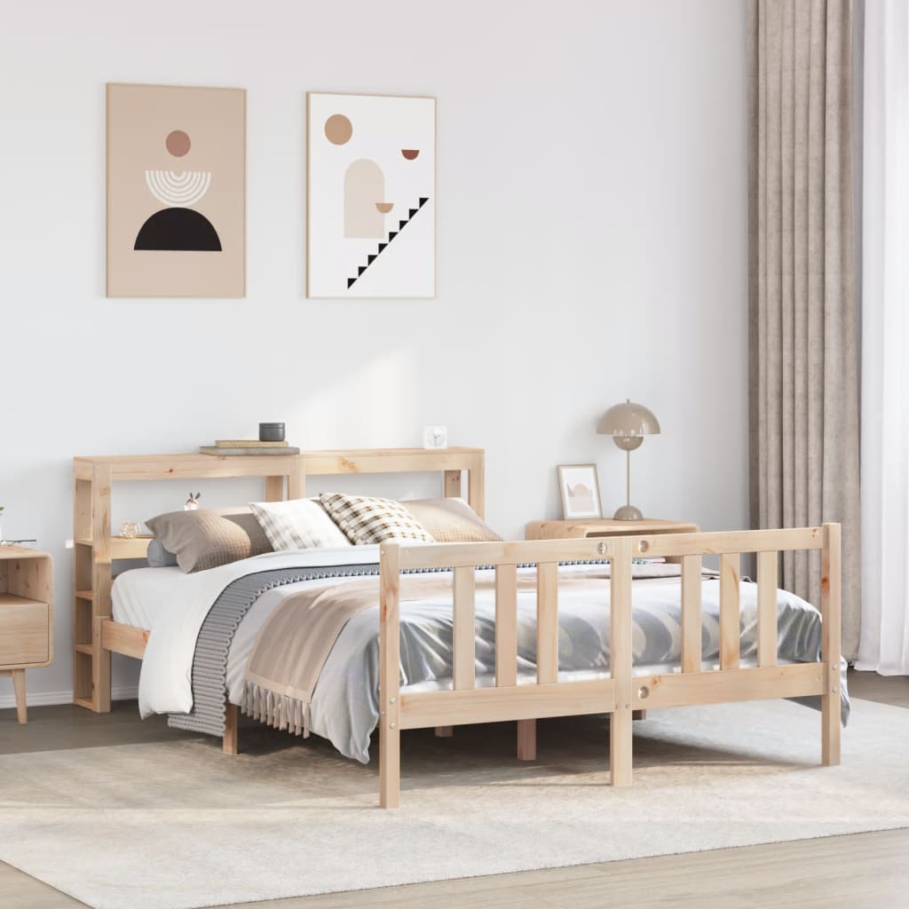 Bed Frame with Headboard without Mattress 120x200 cm