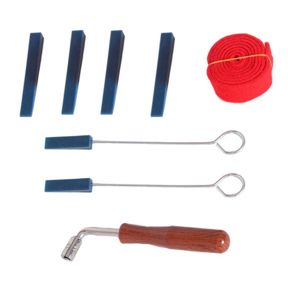 6/9Pcs Portable Piano Wrench Tuner Professional Piano Tuning Lever Tools Music Elements