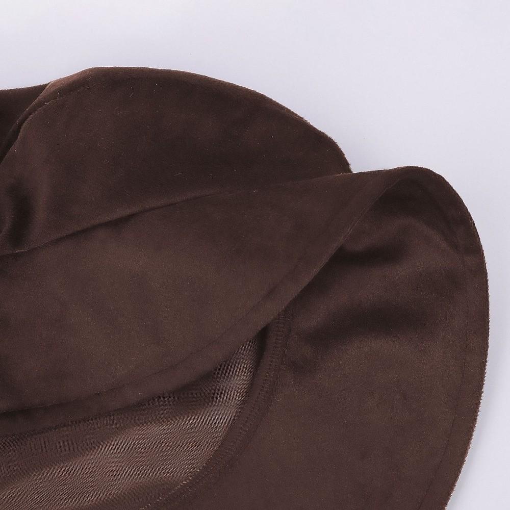 Soft Velvet Renaissance Beret Hat Faux Suede Mens Cosplay Cap Medieval Flat Cap  Festival Gathering
