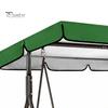 Swing Chair Canopy Replacement Waterproof Anti-UV 2-3 Seater Swing Chair Top Cover Outdoor Garden Porch Patio Swing Seat Sun Shade Awning