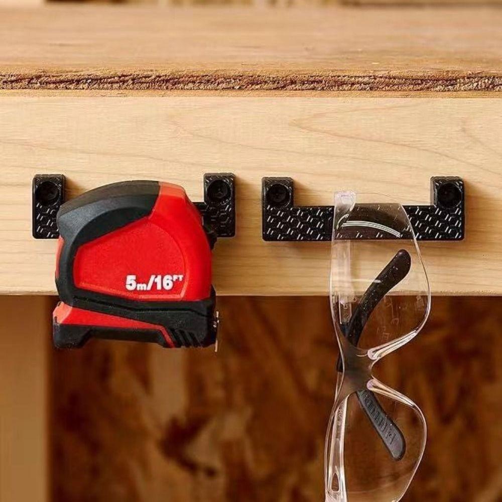 4 шт. Стойка-стеллаж Универсальный держатель для инструментов Настенное крепление для верстака Органайзер для инструментов для гаража Электроинструменты