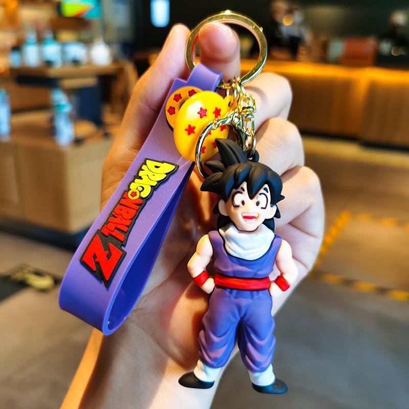 Аниме Dragon Ball SonGoku Брелок Украшения Son Goku Vegeta Piccolo Фигурки для украшения сумки