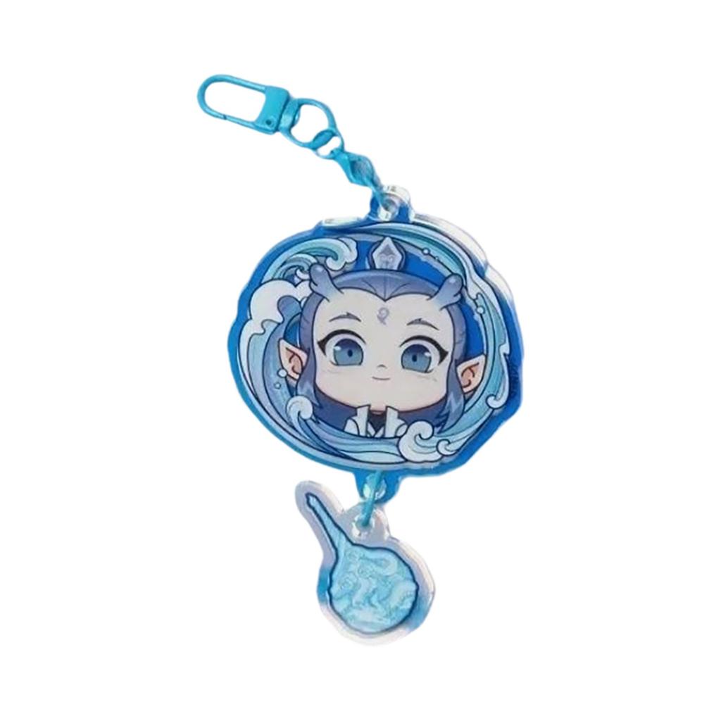 2D аниме брелок украшение подарок, брелок с персонажем мультфильма, креативный аниме товар аксессуар