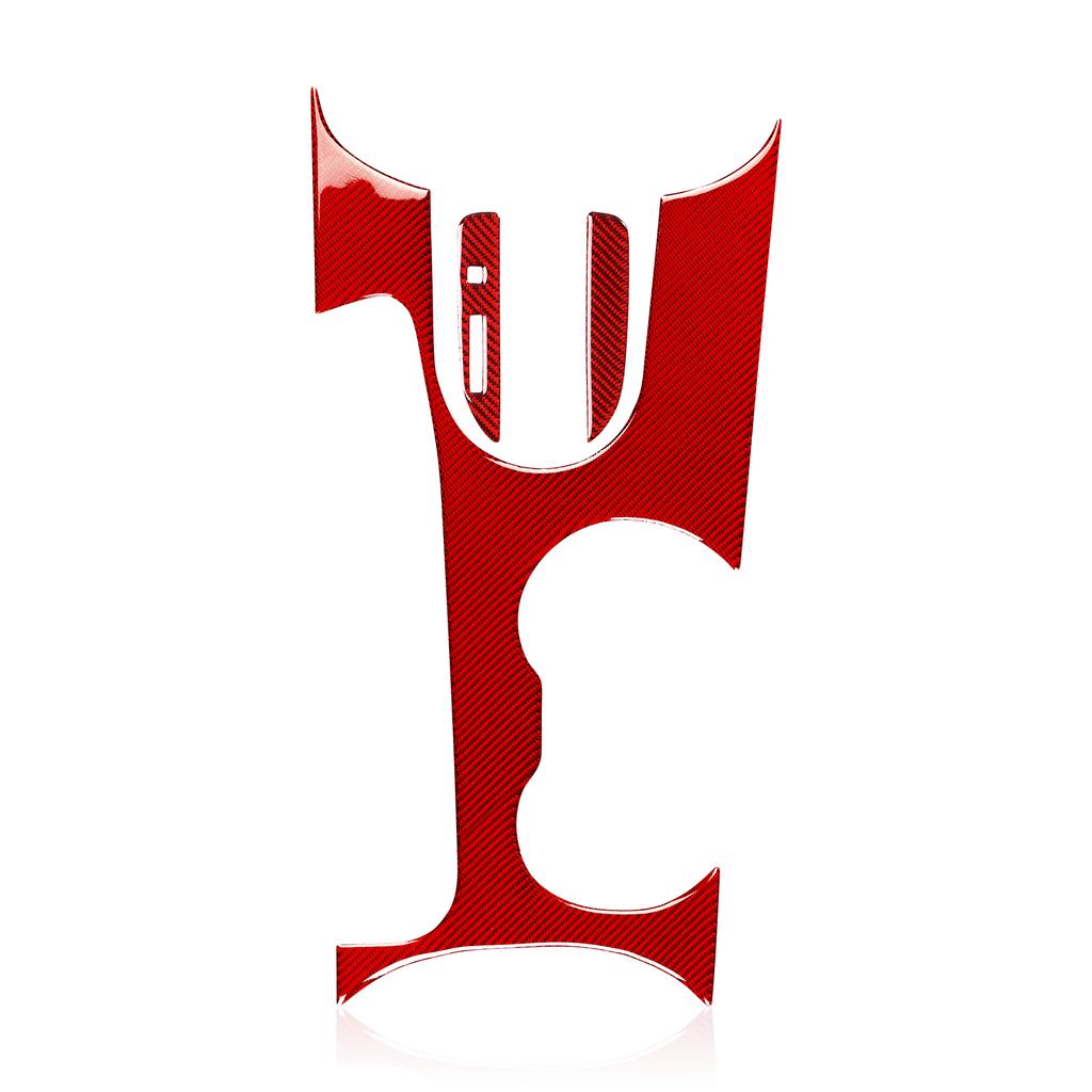 Carbon Fiber Car Gear Shift Panel Sticker Interior Trim Cover For Ford Mustang GT 2015 2016 2017 2018  