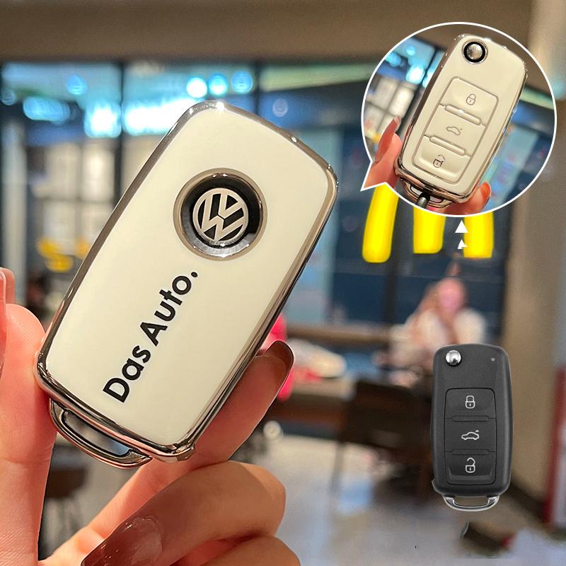 Для VOLKSWAGEN VW ТПУ Чехол-оболочка для корпуса автомобильного пульта ДУ Для VW Volkswagen Polo Tiguan Passat B5 B6 B7 Golf 4 5 6 MK6 Jetta Lavida