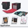 Card Storage Box Large Capacity Soft Lining Strong Magnet Multipurpose Card Deck Case Holder Game Card Protector