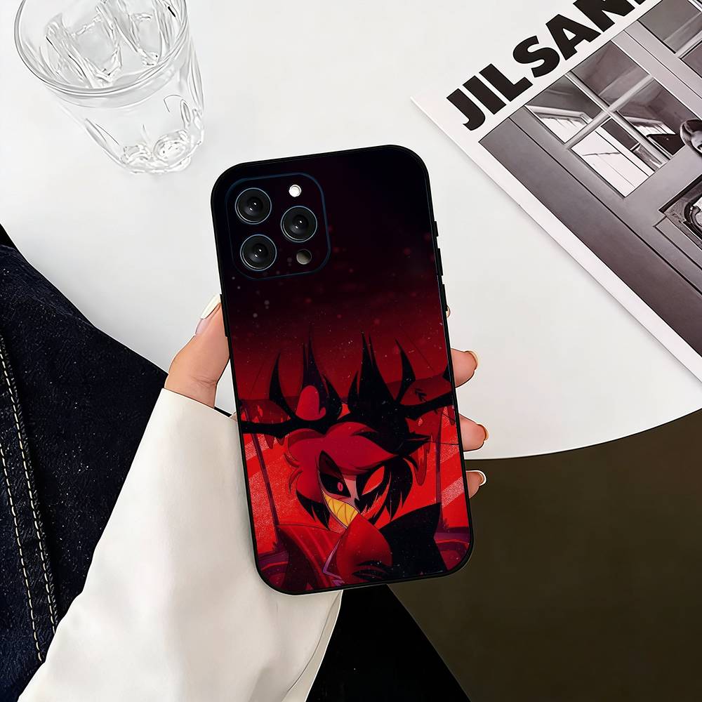 H-Отель Аласто Хазбин - Чехол для ПК и Телефона Силиконовый Мягкий Для IPhone 17 16 15 14 13 12 11 X XR Plus Pro Max Plus
