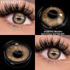 FUNSACHY 1 Pair Black Coloron Contacts Lens Yearly Use Natural Korean Brown Eyes Contact Gray Pupils Cosmetics Fashion Softlen