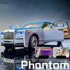 1/24 Rolls Royce Phantom Alloy Car Model Diecasts & Toy Vehicles Metal Car Model Collection Simulation Sound Light Kids Toy Gift