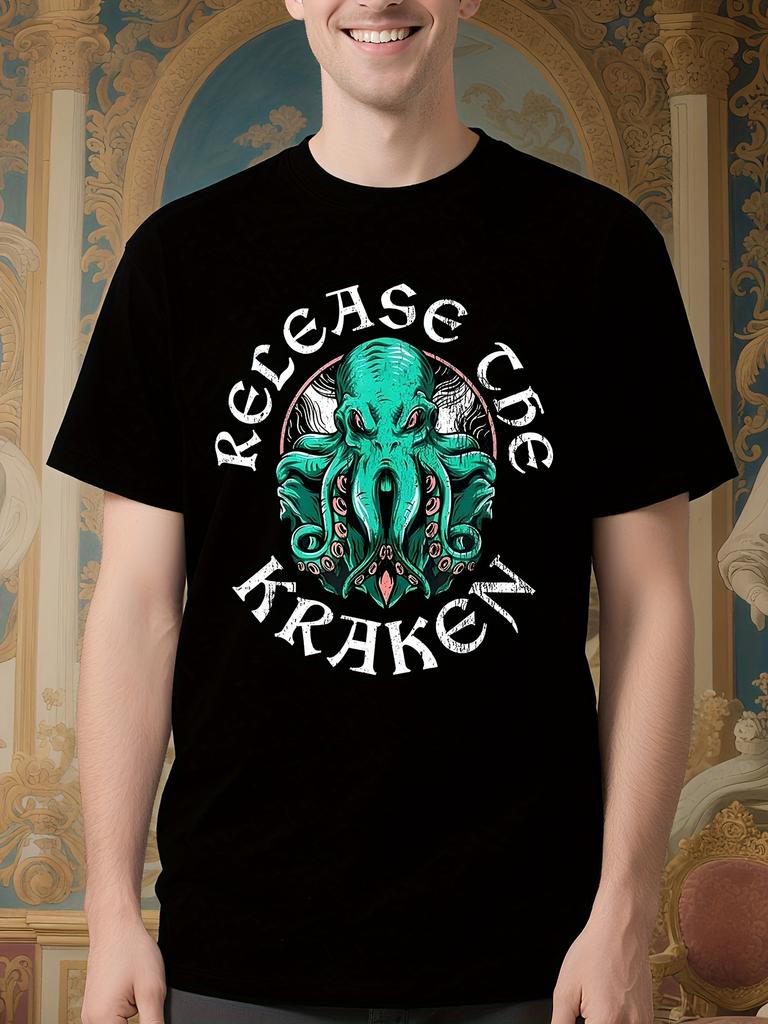 Release The Krakken Unisex Gift Idea for Lover Tshirt Siz...