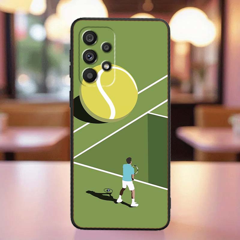 Спортивный стиль Чехол для Samsung A41 A35 A34 A33 A32 A25 A24 A23 A21s A06 A05 A04 A03 Note 10 20 Ultra 5G Черный