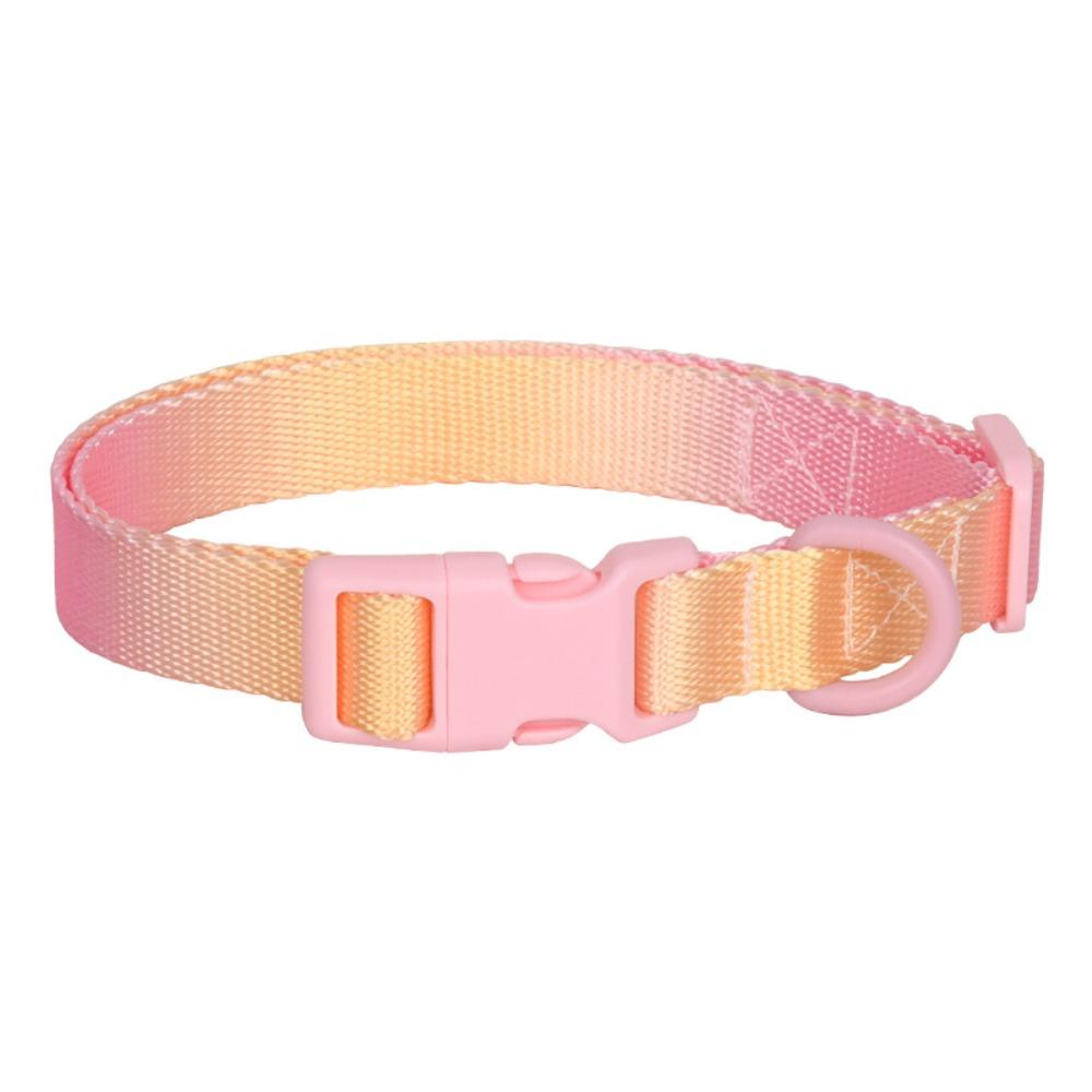 With Buckle Dog Collar Nylon Pet Dog Necklace Durable Pets Collars Small Medium Large Dogs
