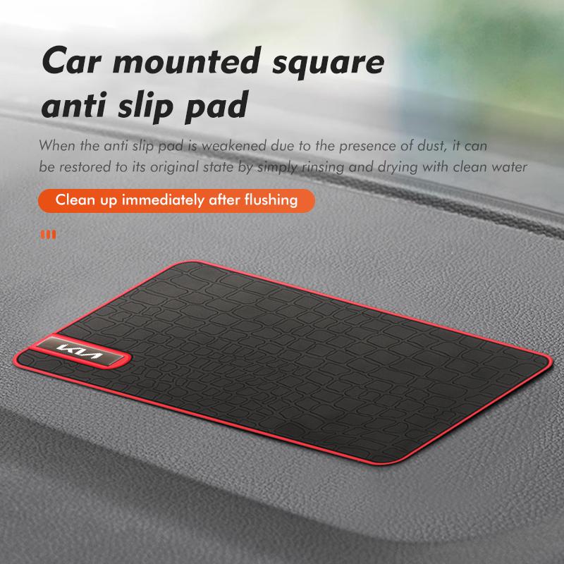 AAOH1 Car Dashboard Sticky AntiSlip Pad Phone Storage Holder Mat Auto Accessories For KIA Stinger Optima Cerato Soul Venga Forte