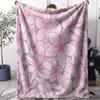 Plumeria Throw Soft Flannel AC Blanket Lightweight Summer Nap Throw Cozy  Blanket for Sofa Bed Travel Home