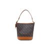 Coach Dakotah 34 Carriage Pattern Interior Zipper Pocket Coated Canvas With Fine Calfskin Bucket Bag Tote Shoulder Crossbody Bag Large CH733-B4TXN