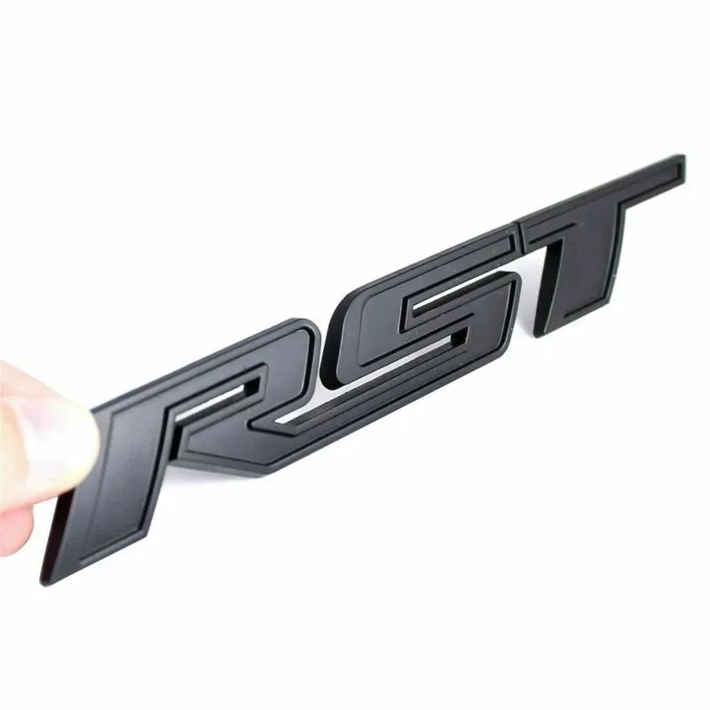 3D металлический логотип RST задний багажник передняя решетка эмблема значок автомобильные наклейки для Suburban Silverado Tahoe RST наклейка аксессуары