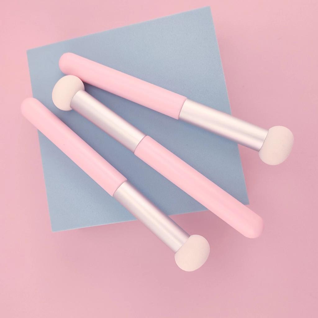 Губка с круглой головкой, кисть для консилера, влажная и сухая кисть для макияжа Halo Dye двойного назначения, ровная и не царапающаяся кисть с грибовидной головкой