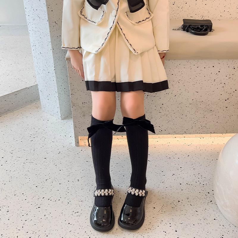 Детские стекающиеся волосы, рождественские милые девушки, ажурные чулки, милые чулки для девочек