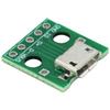 1 шт. Адаптер MICRO USB на DIP 5-контактный разъем мама Тип B Преобразователь для печатной платы Pinboard 2.54 Макетная плата Плата переключателей SMT Мама-разъем
