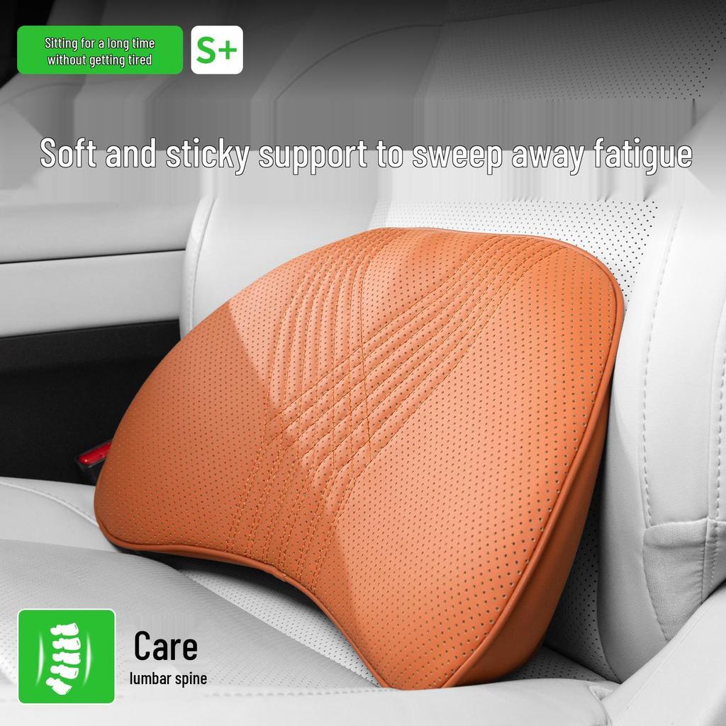 Zeekr 007/001 Car Headrest: Lumbar & Neck Support Pillow - All-Season Breathable Interior Decor
